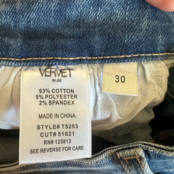 Vervet Jeans Size 30, like new! - Picture 2 of 7